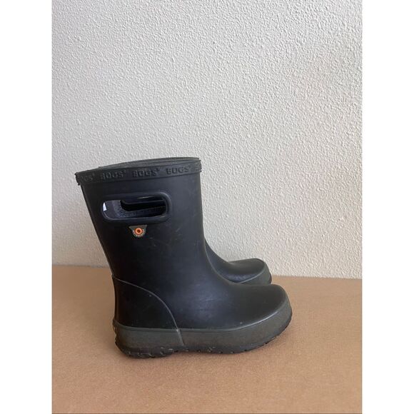 BOGS BOYS' SKIPPER II SOLID RAIN BOOTS - ROUND TOE size 9 - Picture 1 of 6